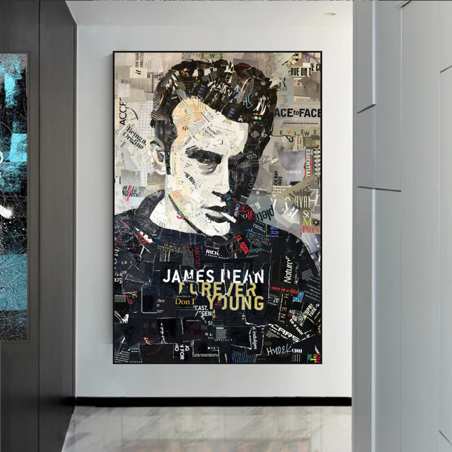 ChandelierDecor - James Byron Dean Canvas Art: Authentic and Timeless