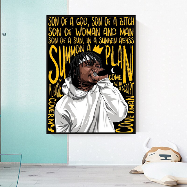 ChandelierDecor - Jid J.I.D Rapper Singer Canvas Wall Art