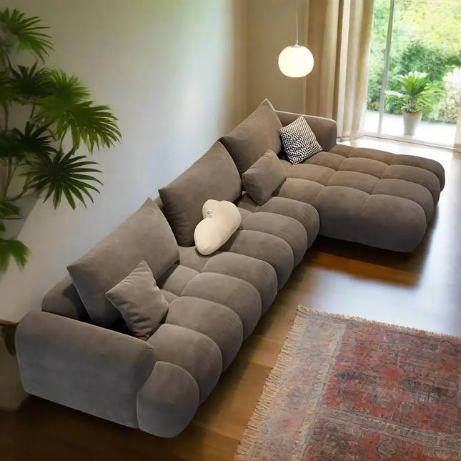 ChandelierDecor-Juego Sectional Sofa – Modular Stretch Puffs Set