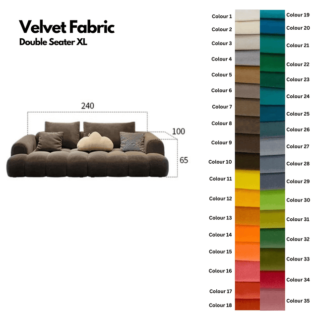 ChandelierDecor - Juego Sectional Sofa – Modular Stretch Puffs Set