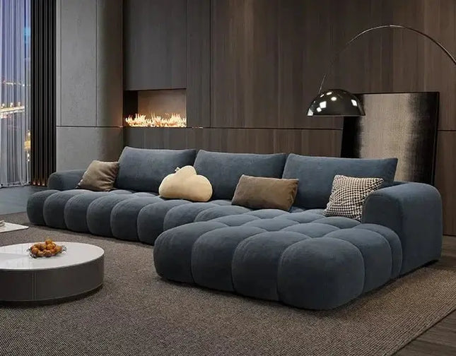 ChandelierDecor-Juego Sectional Sofa – Modular Stretch Puffs Set