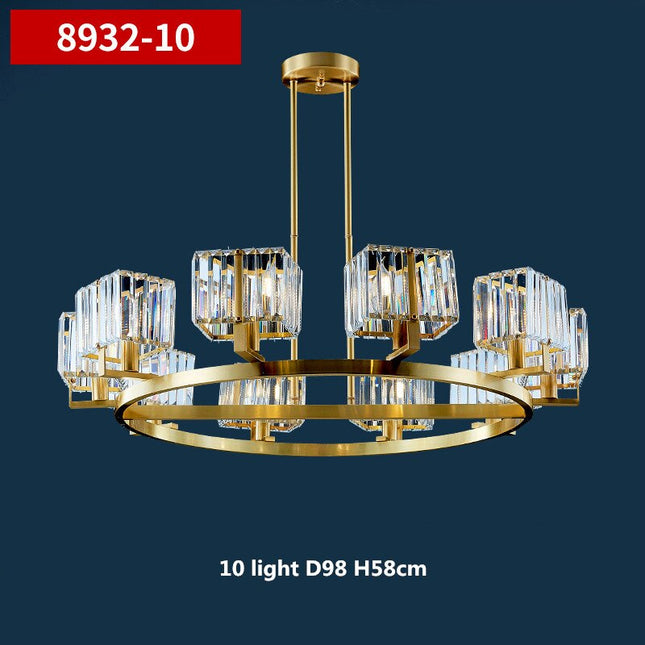 ChandelierDecor - K9 Crystal Pendants Chandelier - Illuminate with Elegance
