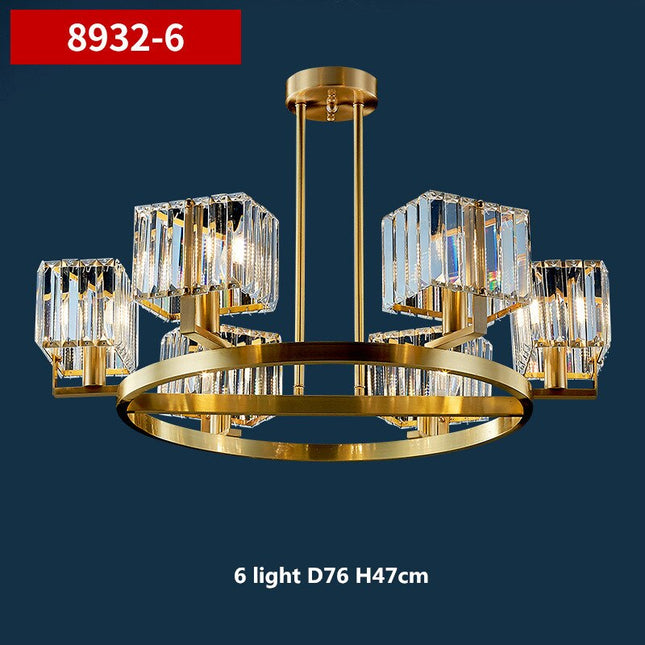 ChandelierDecor - K9 Crystal Pendants Chandelier - Illuminate with Elegance