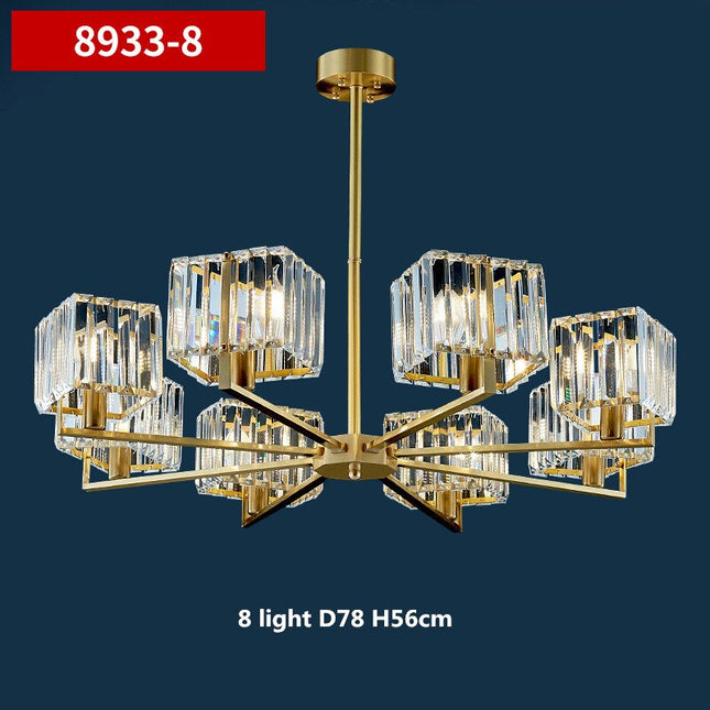 ChandelierDecor - K9 Crystal Pendants Chandelier - Illuminate with Elegance