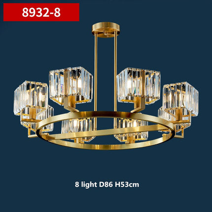 ChandelierDecor - K9 Crystal Pendants Chandelier - Illuminate with Elegance