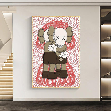ChandelierDecor - KAWS Together Artwork Canvas Painting Trendy Brand Poster