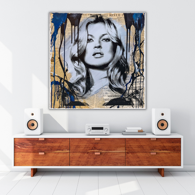 ChandelierDecor - Kate Moss Canvas Wall Art: Banksy-inspired home decor