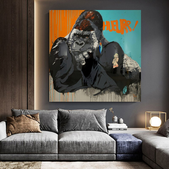 ChandelierDecor - King Kong Canvas Wall Art