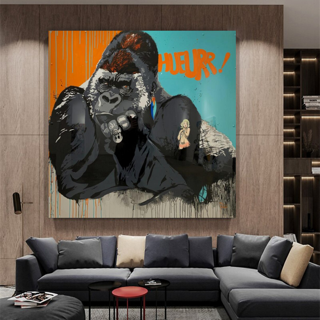 ChandelierDecor - King Kong Canvas Wall Art