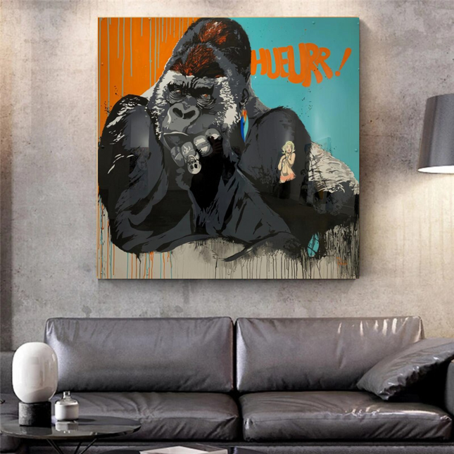 ChandelierDecor - King Kong Canvas Wall Art