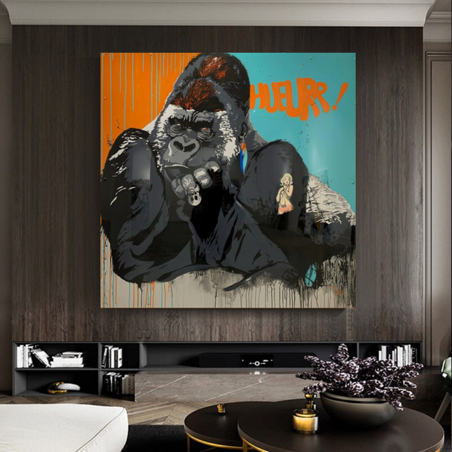 ChandelierDecor - King Kong Canvas Wall Art