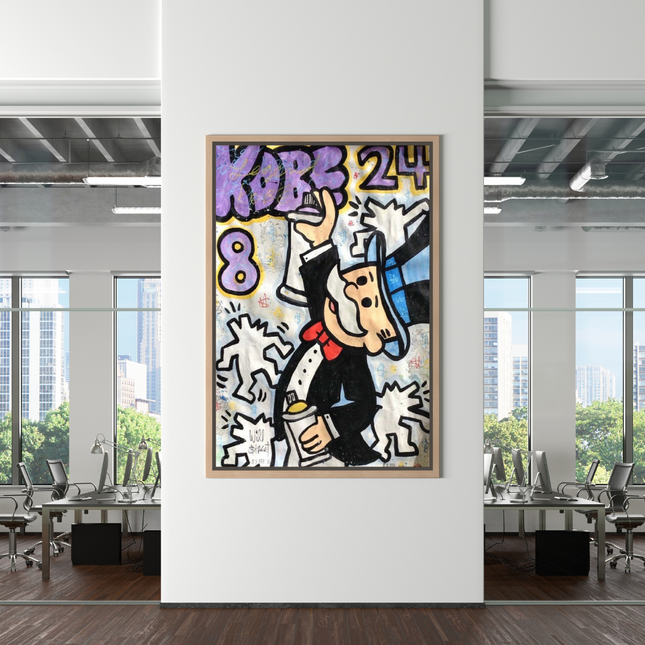 ChandelierDecor - Kobe: Mr Monopoly Canvas Wall Art ‚Äì Exclusive Design