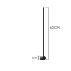 Noir / 60 cm - Modèle B / Blanc chaud
