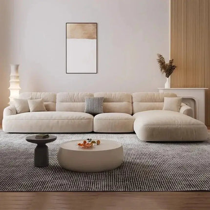 ChandelierDecor-Lazy Modern Sectional Sofa – Para Lounge Velvet Seating