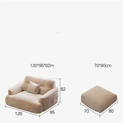 ChandelierDecor-Lazy Modern Sectional Sofa – Para Lounge Velvet Seating