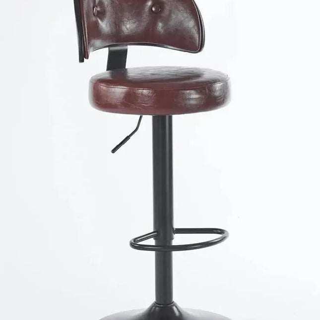 ChandelierDecor-Leather Bar Chair – Kitchen Island • Dining Room