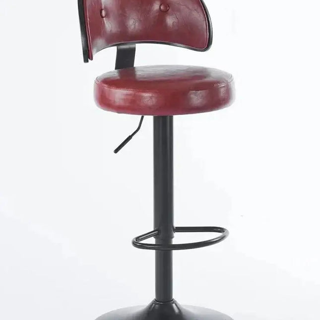 ChandelierDecor-Leather Bar Chair – Kitchen Island • Dining Room