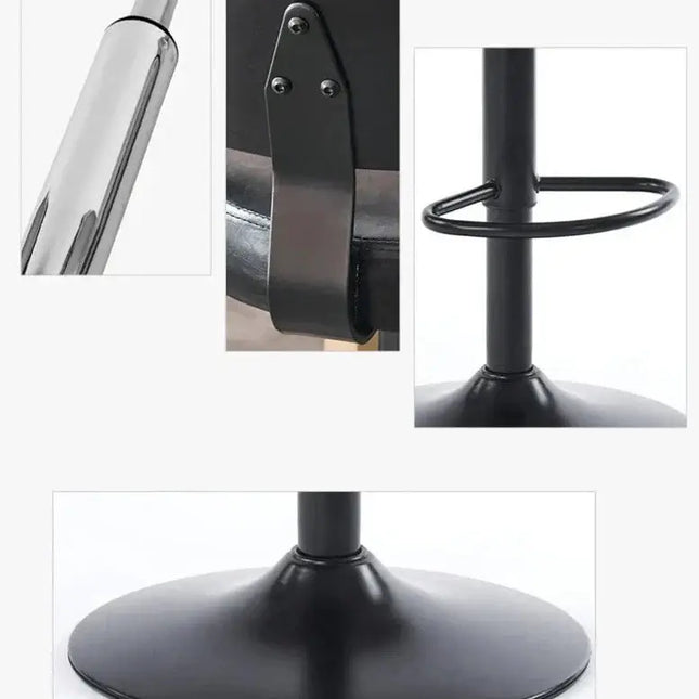 ChandelierDecor-Leather Bar Chair – Kitchen Island • Dining Room