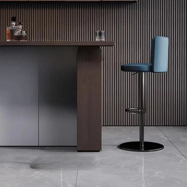 ChandelierDecor - Leather Bar Stool – Adjustable