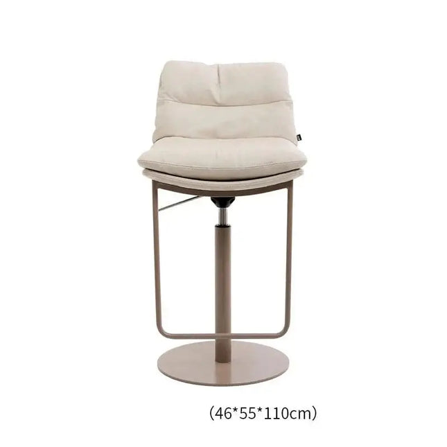 ChandelierDecor - Leather Bar Stool – Swivel, Adjustable