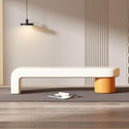 White with Orange Base / 100cm