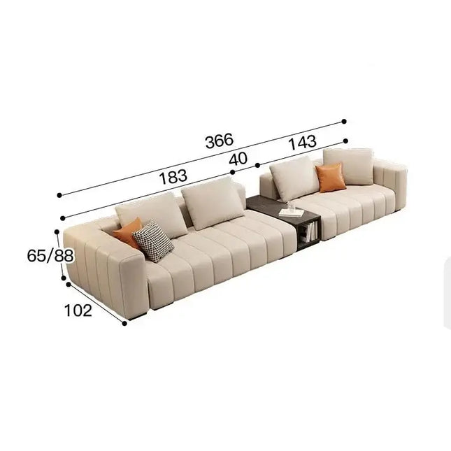 ChandelierDecor - Leather Sectional Sofa – Sleeper