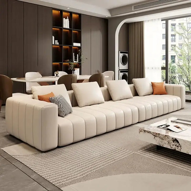 ChandelierDecor - Leather Sectional Sofa – Sleeper
