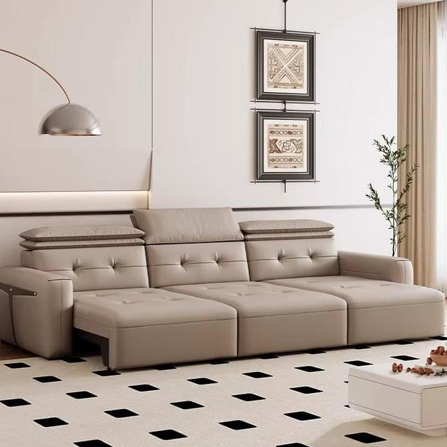 Convertible Sofa Bed - Multifunctional Leather Sofa Set-Sofa Set