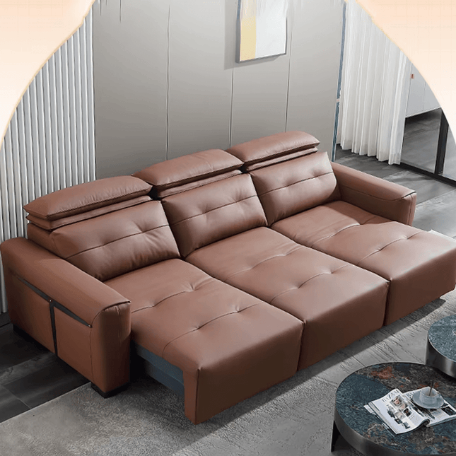 ChandelierDecor - Leather Sofa Bed