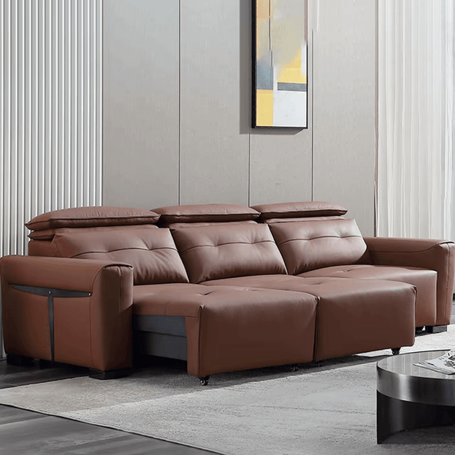ChandelierDecor - Leather Sofa Bed