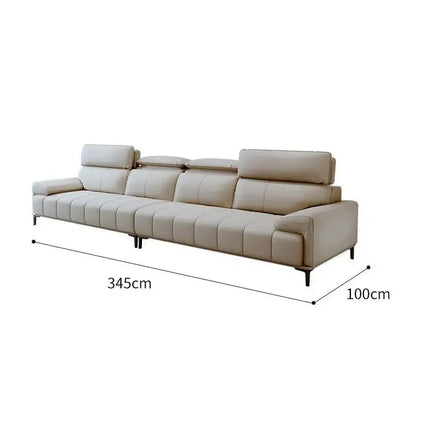 ChandelierDecor-Leather Sofa Set