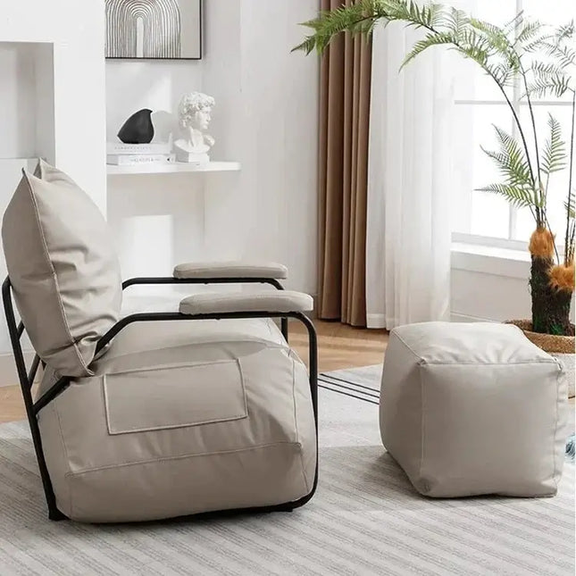 ChandelierDecor - Leather Sofa