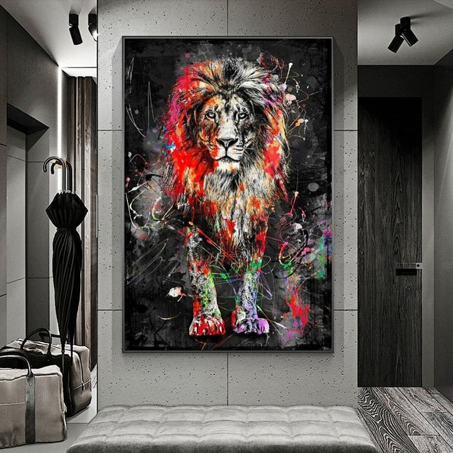 ChandelierDecor - Lions Kingdom Canvas Wall Art