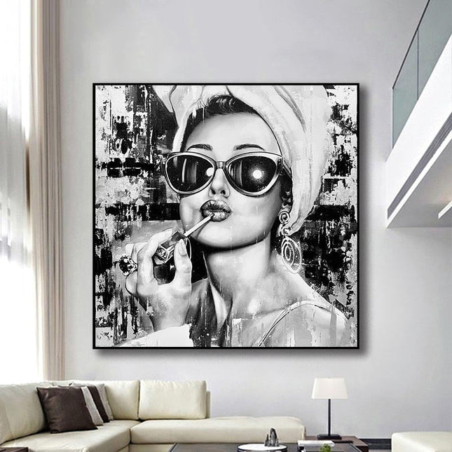 ChandelierDecor - Lips Don't Lie Canvas Art: The Perfect Wall Decor