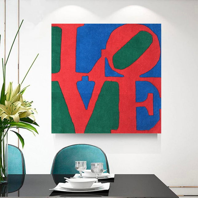 ChandelierDecor - Love Abstract Canvas Wall Art