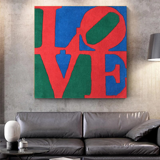 ChandelierDecor - Love Abstract Canvas Wall Art