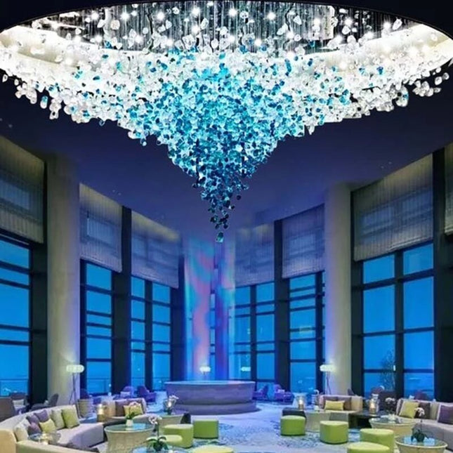 ChandelierDecor - Luxury Crystal Stones LED Ceiling Chandelier