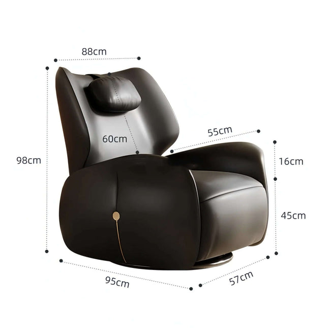 ChandelierDecor - Luxury Designer Leather Recliner Chair – Reclining