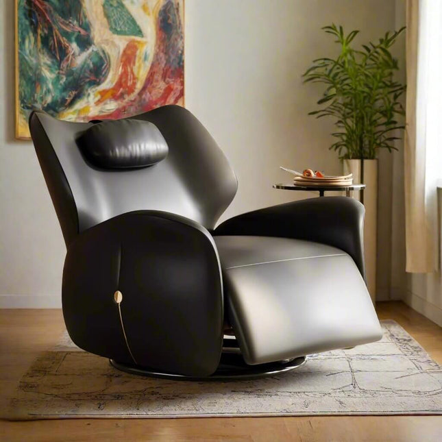ChandelierDecor - Luxury Designer Leather Recliner Chair – Reclining