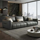 Charcoal Genuine Leather - 200cm