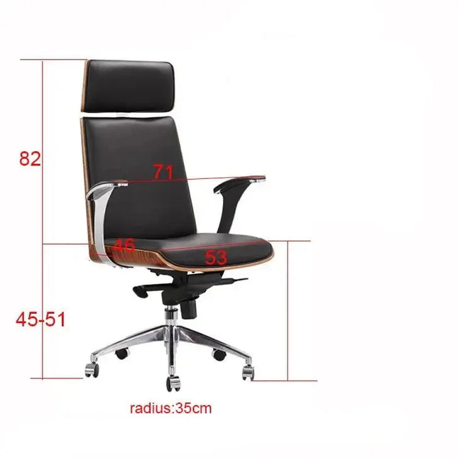 ChandelierDecor-Luxury Leather Recliner Chair – Reclining, Swivel, Adjustable • Office