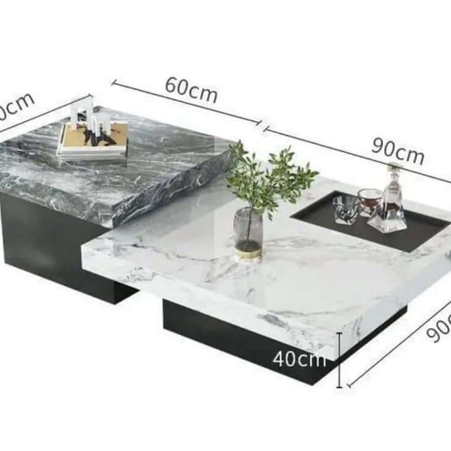ChandelierDecor-Luxury Marble Coffee Table