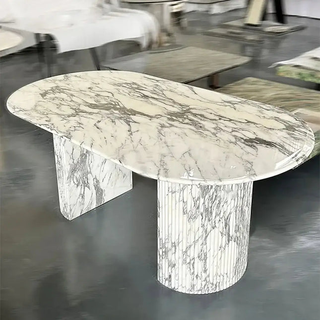 ChandelierDecor - Luxury Marble Dining Table Set – Dining Room