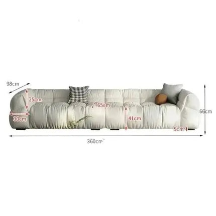 ChandelierDecor-Luxury Sectional Sofa – Living Room