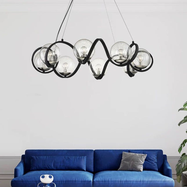 ChandelierDecor - Magic Bean Molecular LED Chandelier with Glass Bubbles