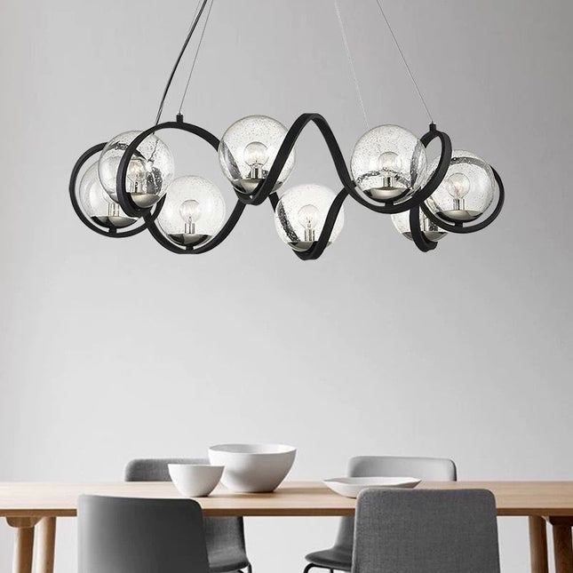 ChandelierDecor - Magic Bean Molecular LED Chandelier with Glass Bubbles
