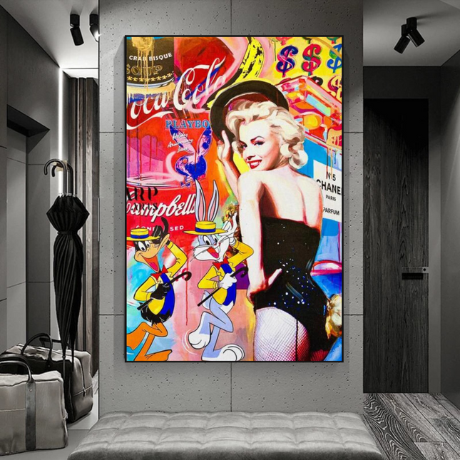 ChandelierDecor - Marilyn Dancer Wall Art: Bugs Bunny – Discover Memorable Art