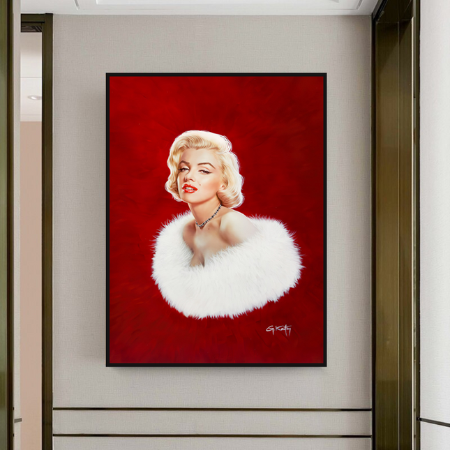 ChandelierDecor - Marilyn Monroe Canvas Poster - High-Quality Artprint