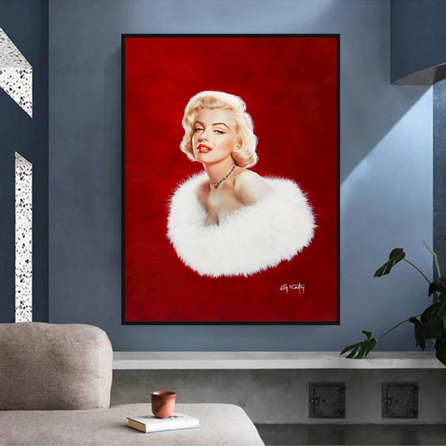 ChandelierDecor - Marilyn Monroe Canvas Poster - High-Quality Artprint
