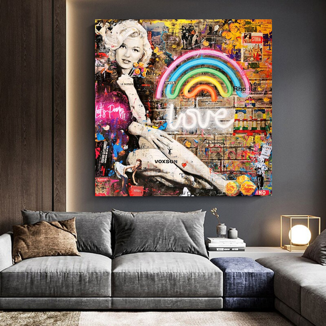 ChandelierDecor - Marilyn Monroe Canvas Wall Art - Exquisite Decor Solution